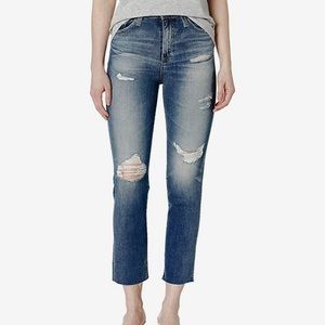 Adriano Goldschmied Stilt Cigarette Leg Crop Jean